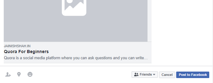 title tag in social network posts