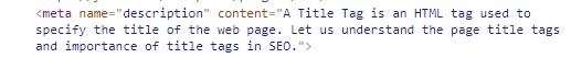meta description tag example