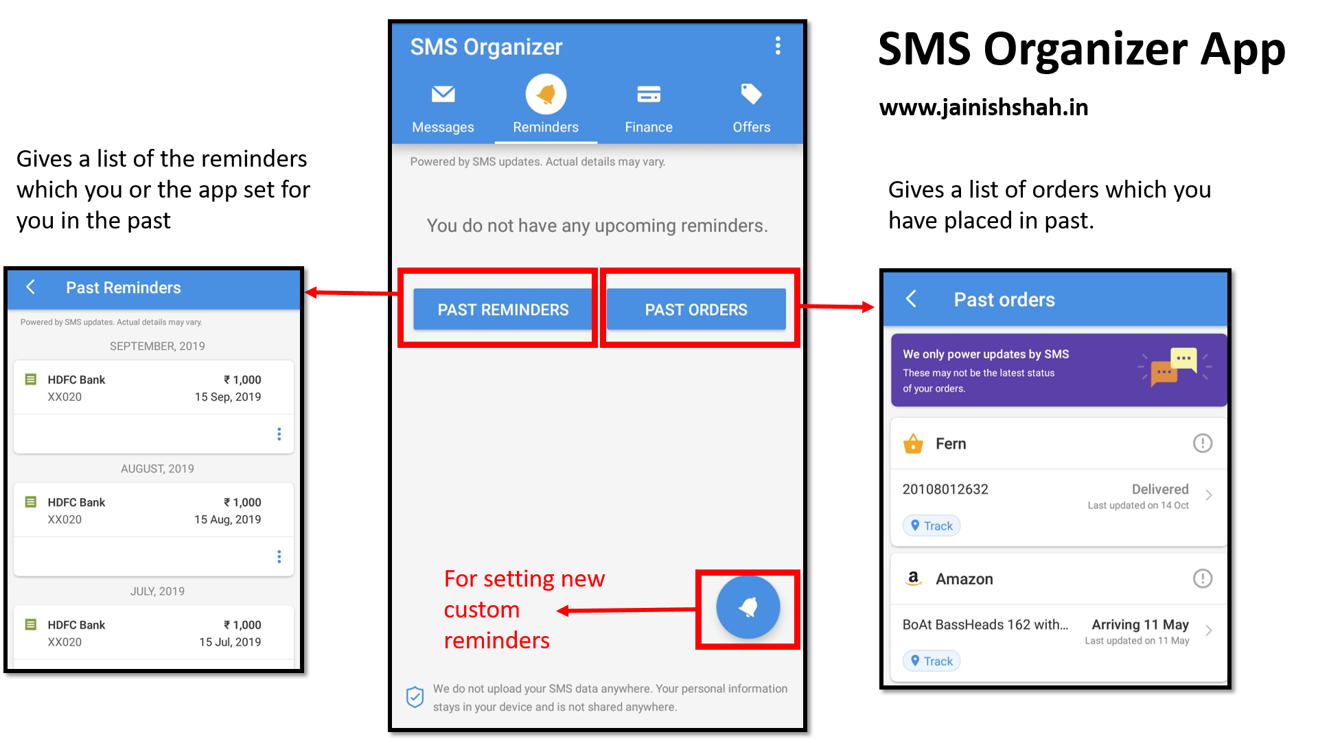 SMS Organizer An Ultimate SMS App by Microsoft Jainish Shah Blog
