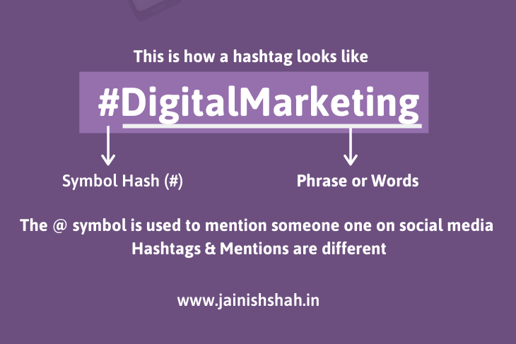 This is how hashtags look like