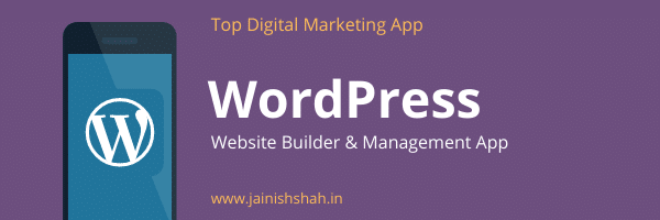 WordPress is a website builder and management app